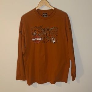 Harley Davidson Freedom to Ride Long Sleeve Shirt Mens Large